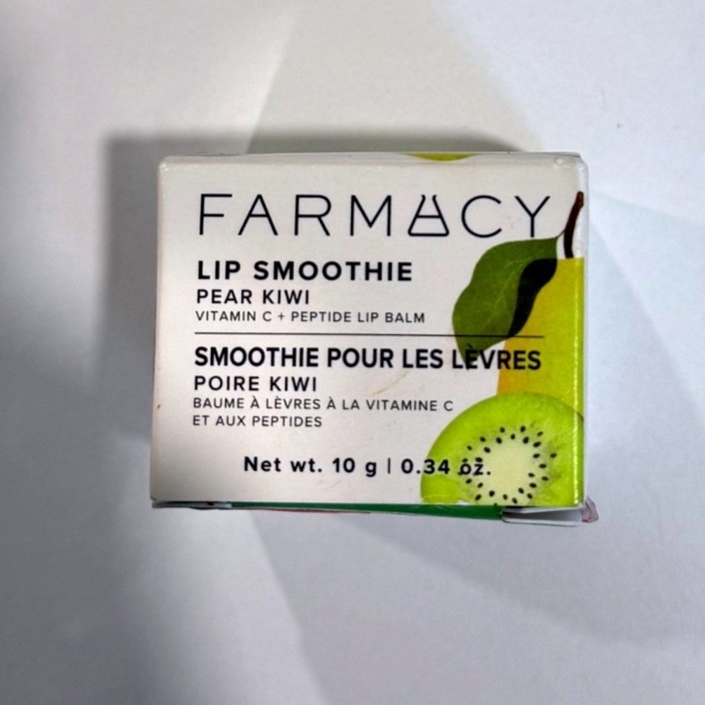 Farmacy Lip Smoothie Pear Kiwi Vitamin C Peptide Lip Balm 10g 0.34oz New in Box
